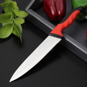 Нож-шеф Bull, лезвие 20,5 см, цвет красный