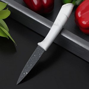 Доляна Нож овощной «Мрамор», лезвие 9 см