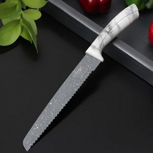 Нож хлебный «Мрамор», лезвие 20 см