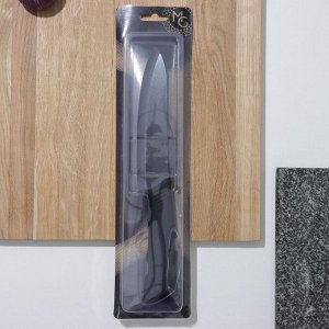 Нож кухонный керамический Magistro Black, лезвие 15 см, ручка soft-touch