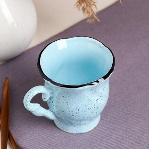 Чашка "Орфей", прованс, голубая, 0.25 л
