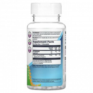 KAL, Vitamin D-Rex, витамин D со вкусом жевательной резинки, 90 жевательных таблеток