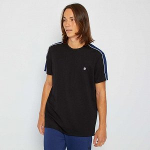Спортивная футболка из пике - темно-синий