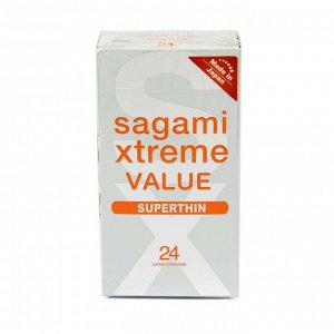 SAGAMI Xtreme Superthin 0.04 Презервативы. 24 шт.