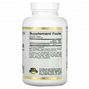 California Gold Nutrition, перуанская мака, 500 мг, 240 растительных капсул