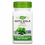 Nature&#039;s Way, Готу кола, 475 мг, 100 веганских капсул