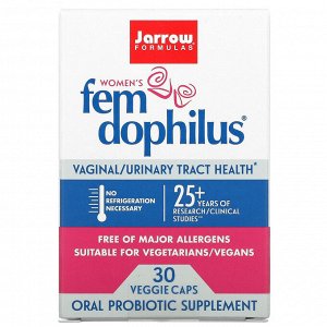 Jarrow Formulas, Fem Dophilus для женщин, 30 растительных капсул