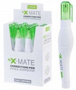 Корректор-ручка  7мл метал.наконечник X-Mate (071172) Хатбер {Китай}