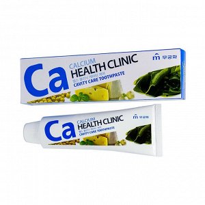 Зубная паста «Mukunghwa» Зубная паста «Calcium Health Clinic» с кальцием для профилактики кариеса (в коробке) 100г /40