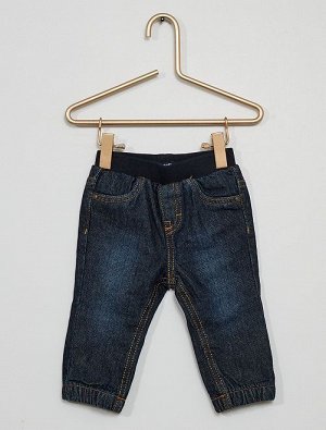Брюки из джинсовой ткани