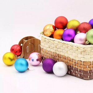Набор новогодних ёлочных шаров