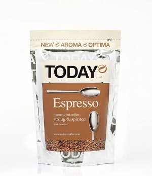 Кофе Today Espresso 75гр  сублим м/у
