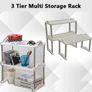 Этажерка с тремя полками 3-tier multi storage rack