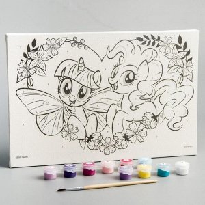 Картина по номерам «Сердце», My Little Pony, 20 х 30 см