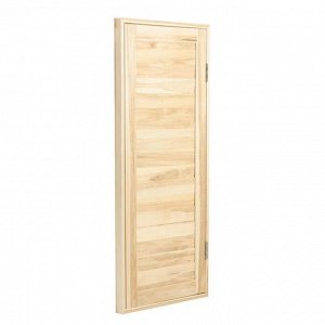 Дверь для бани из шпунтованной доски, Эконом 160х70 см
