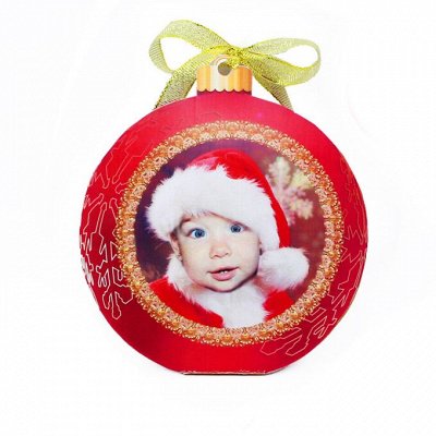 Сладкие елочные игрушки с вашим фото!🎄