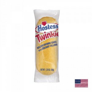 Hostess Twinkies 38g - Пирожное Твинкис со сливочным кремом
