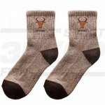 Носки шерсть WoolSocks Яка тёмно-коричн (х4)