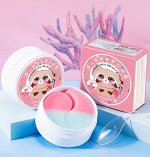 Патчи с коралловым порошком и морским комплексом Sersanlove Mermaid Coral dream eye mask  60 шт