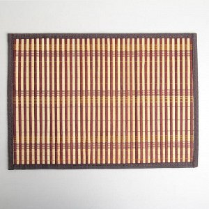 Салфетка кухонная «Кант», 45×30 см, цвет коричневый