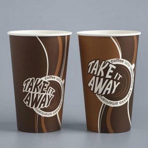 Стакан "Take Away" для горячих напитков, 400 мл, диаметр 90 мм