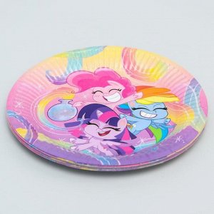 Hasbro Тарелка бумажная &quot;С Днем Рождения&quot;, Little Pony