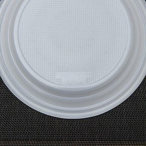 Набор одноразовых тарелок «Все на пикник», d=17 см, 6 шт, цвет белый