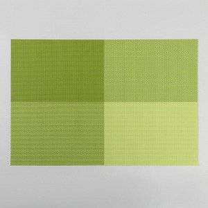 Салфетка кухонная «Настроение», 45×30 см, цвет зелёный
