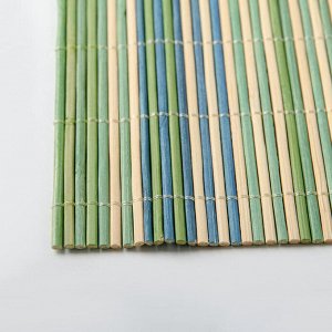 Салфетка кухонная «Релакс», 45×30 см, цвет зелёный