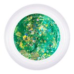 KOREAN GEL Green гель для дизайна с глиттером