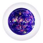 KOREAN GEL Violet гель для дизайна с глиттером