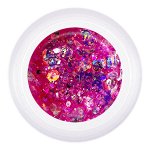 KOREAN GEL Pink гель для дизайна с глиттером