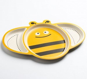 Тарелка детская "Пчелка", бамбук 4533924