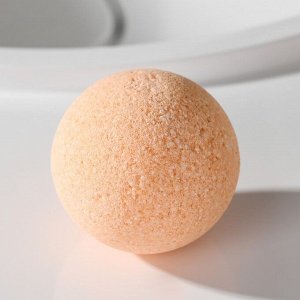 Бомбочка для ванны в коробке «Расцветай» 130 г, персик