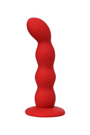 Анальный фаллоимитатор ToDo by Toyfa Favorite, силикон, красный, 13 см, ? 2,8 см