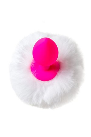 Анальная втулка с хвостом ToDo by Toyfa Sweet bunny, силикон, розовый, 13 см, ? 2,8 см, 43 г