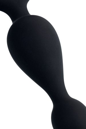 Анальная втулка POPO Pleasure by TOYFA Aquilae, водонепроницаемая, силикон, черная, 18 см,  3 см