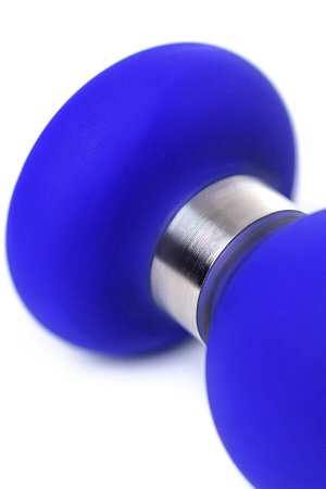 Анальная втулка ToDo by Toyfa Сlassic, размер M, силикон, синий, 11,5 см,  3,7 см
