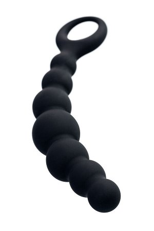 Анальный стимулятор POPO Pleasure by TOYFA Carina, водонепроницаемый, силикон, черный, 19 см, ? 3 см