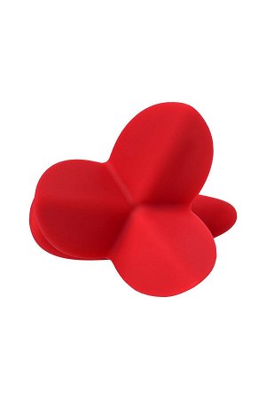 Расширяющая анальная втулка ToDo by Toyfa Flower, силикон, красный, 9 см, ? 6 см