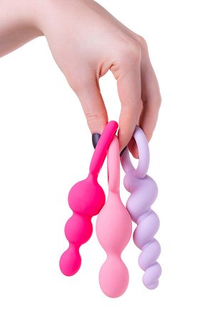 Набор анальных плагов Satisfyer, силикон, ассорти, 13,5 см.