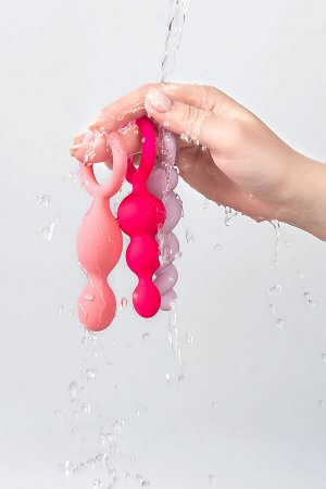 Набор анальных плагов Satisfyer, силикон, ассорти, 13,5 см.