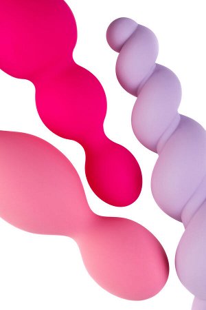 Набор анальных плагов Satisfyer, силикон, ассорти, 13,5 см.