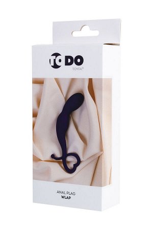Анальная втулка ToDo by Toyfa Wlap, водонепроницаемая, силикон, фиолетовая, 16 см, ? 2,5 см