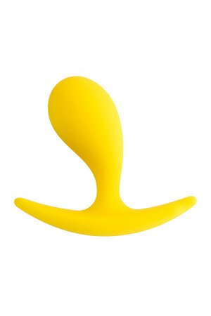 Анальная втулка ToDo by Toyfa Blob, силикон, желтый, 5,5 см, ? 2,1 см