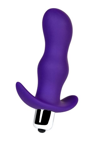 Анальная пробка с вибрацией A-Toys by TOYFA Kamet размера S, силикон, фиолетовый, 11,2 см