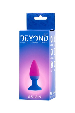 Анальная втулка Beyond by Toyfa, Brian, силикон, розовая, 7 см