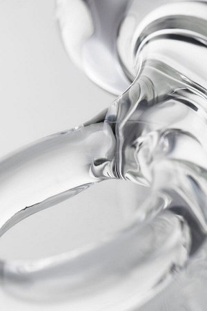 Анальная втулка Sexus Glass, стекло, прозрачная, 14,5 см,  4 см