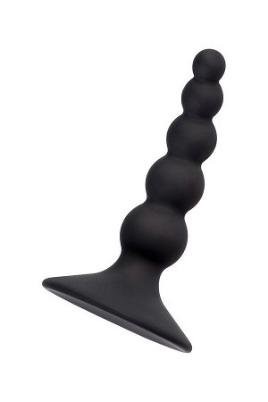 Анальная втулка POPO Pleasure by TOYFA Bootes, силикон, черная, 10 см,  2,5 см