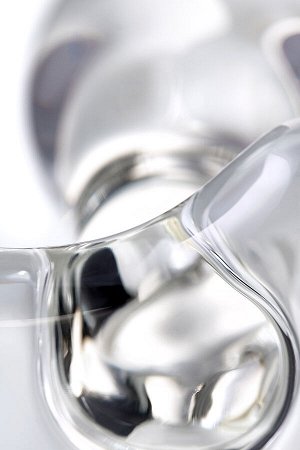 Анальная втулка Sexus Glass, стекло, прозрачная, 10,5 см, ? 3,5 см